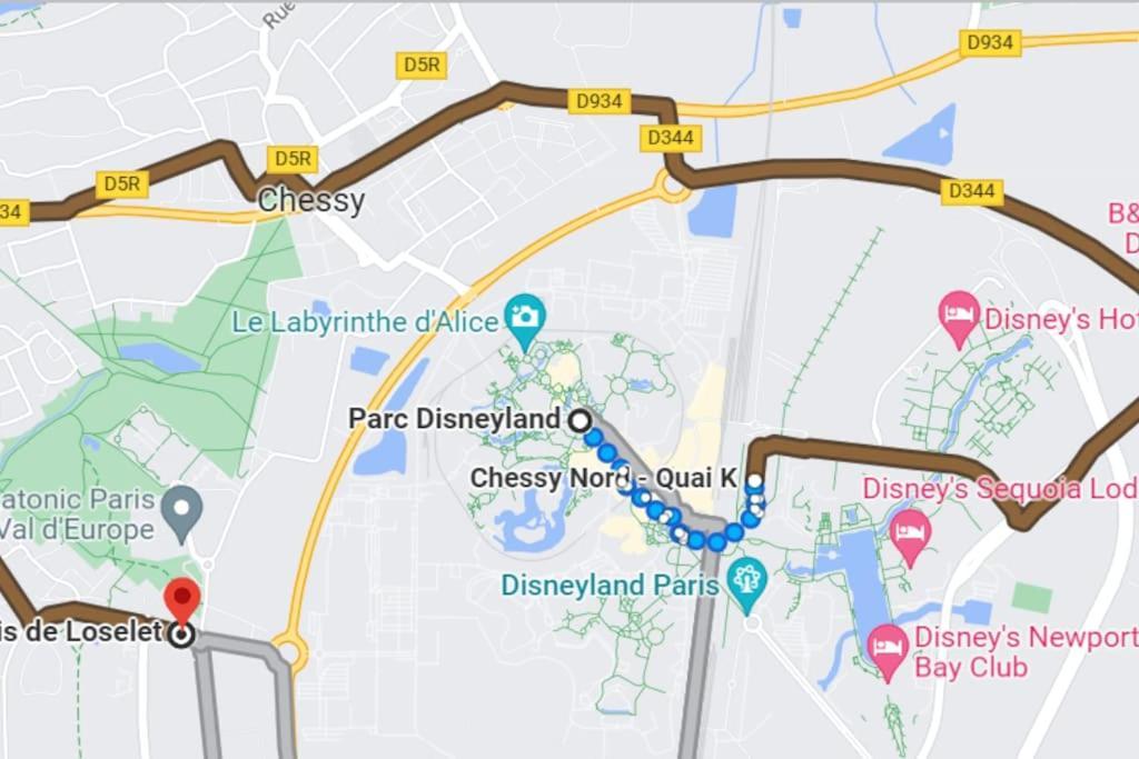 C101 Appartement Disneyland Montévrain Eksteriør billede